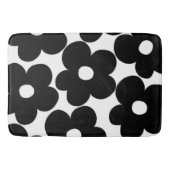 レトロブラックデイジー#1 #decor #art バスマット (正面)