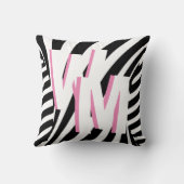 レトロブラックピンクリバーシブルサイケデリックスパイラル クッション (裏面)