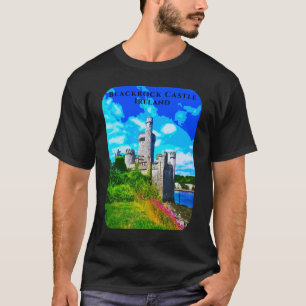 レトロブラックロックキャッスルコルクアイルランド Tシャツ