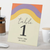 レトロブラック書道表結婚数 台座サイン (インサイチュ)