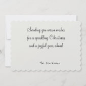 レトロブラック・シルバー・クリスマスデコレーション (裏面)