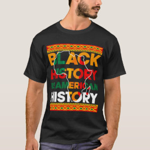 レトロブラック・ヒストリーはアメリカの歴史月間アフリ Tシャツ