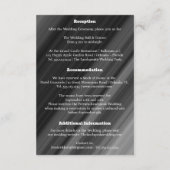 レトロブラック&ホワイトパール&マップ エンクロージャーカード (裏面)