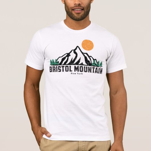 レトロブリストルマウンテンスキー Tシャツ (正面)