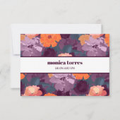 レトロブルゴーニュオレンジパープルビジネス (正面)