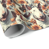 レトロブルテリアシームレ絵を描ームズ ラッピングペーパー (ロールコーナー)