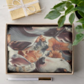 レトロブルテリアシームレ絵を描ームズ 薄葉紙 (ギフト)