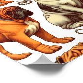 レトロブルマスティフ ポスター (角)