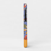 レトロブルーイエローレッドボーホシックグルーヴィーフローラ Case-Mate iPhoneケース (裏面/左)