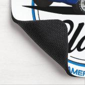 レトロブルーカマロクラシック マウスパッド (コーナー)