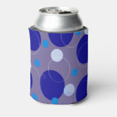 レトロブルーサークル&オーバルペリウニ王室のクルアクア 缶クーラー (缶裏面)