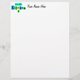レトロブルースのキッチンから Custom Letterhead