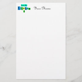 レトロブルースキッチンから Custom Stationery 便箋