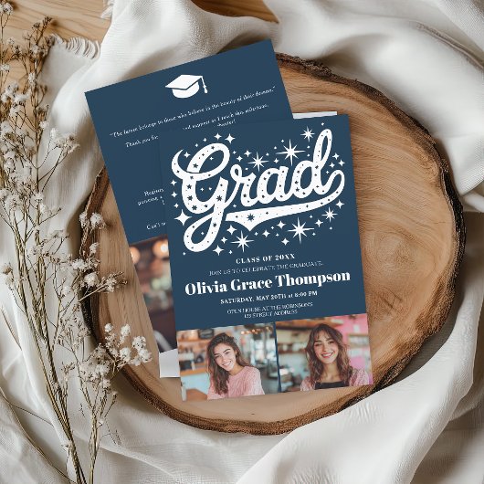 レトロブルースクリプトスターズ3-Photo卒業パーティー 招待状