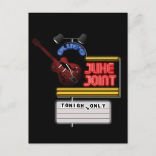 レトロブルースジュークジョイント ポストカード