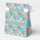 レトロブルーピーチフローラグルーヴィ誕生日 フェイバーボックス (裏面サイド)