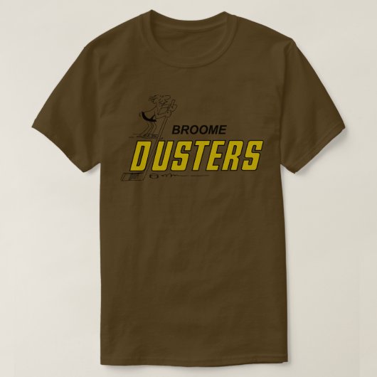 レトロブルームダスターホッケー1973 Tシャツ (デザイン正面)