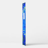 レトロブルーレオパード印刷スキン Case-Mate iPhoneケース (裏面 / 右)