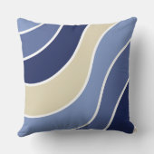 レトロブルー クッション (裏面)