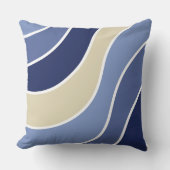 レトロブルー クッション (正面)