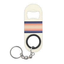 レトロブルー&ピーチ「サーフボード」 ストライプの