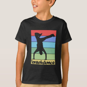 レトロブレイクダンス Tシャツ