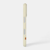 レトロブロック上のモカポット iPhone 16ケース (右側面)
