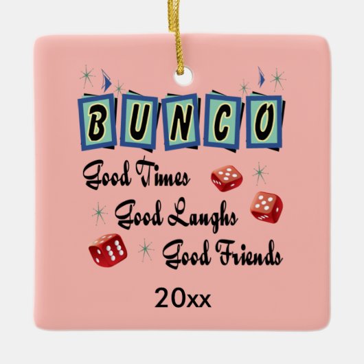 レトロブンコ セラミックオーナメント (正面)