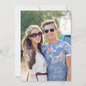 レトロブーゼ食べ物の悪いダンスの動結婚き セーブザデート (裏面)