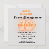 レトロブーマーフラワーパワーフォト誕生日 (裏面)