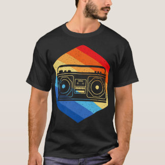 レトロブームボックス Tシャツ
