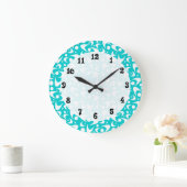 レトロブーメラングス ラージ壁時計 (ホーム)