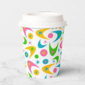 レトロブーメランズ紙カップ 紙コップ (裏面)