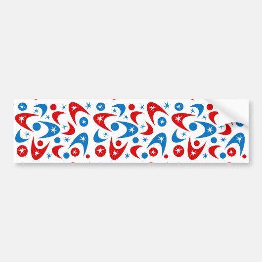 レトロブーメランズ バンパーステッカー (正面)