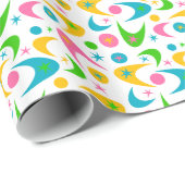 レトロブーメランズ ラッピングペーパー (ロールコーナー)