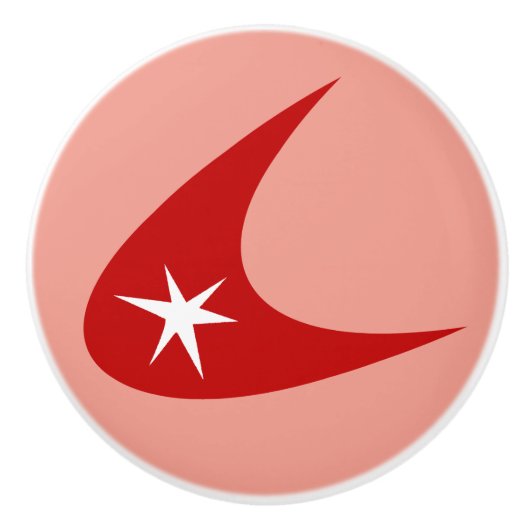 レトロブーメラン セラミックノブ (正面)