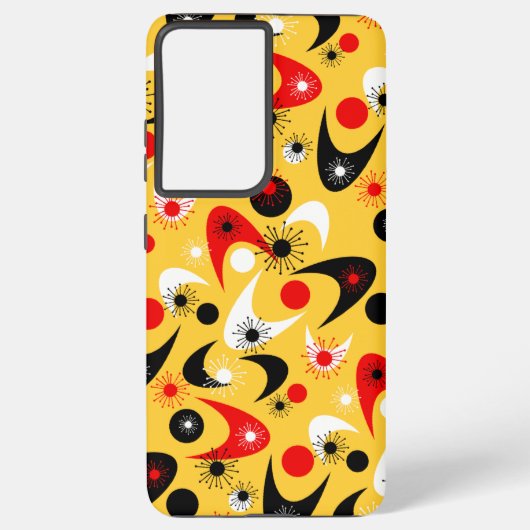 レトロブーメラン iPhoneケース Samsung Galaxyケース (裏面)
