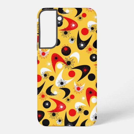 レトロブーメラン iPhoneケース Samsung Galaxyケース (裏面)