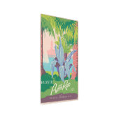 レトロプエルトリコヴィンテージ メタルプリント (アングル)