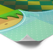 レトロプラットフォームゲーム ポスター (角)