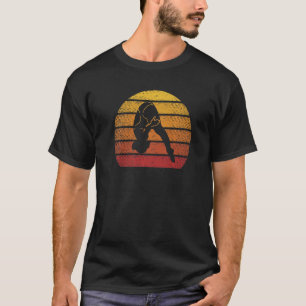 レトロプラットフォームダイバーヴィンテージスプリングボードダイビング Tシャツ