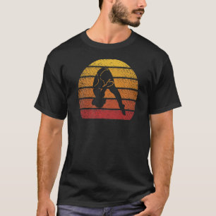 レトロプラットフォームダイバーヴィンテージスプリングボードダイビング Tシャツ