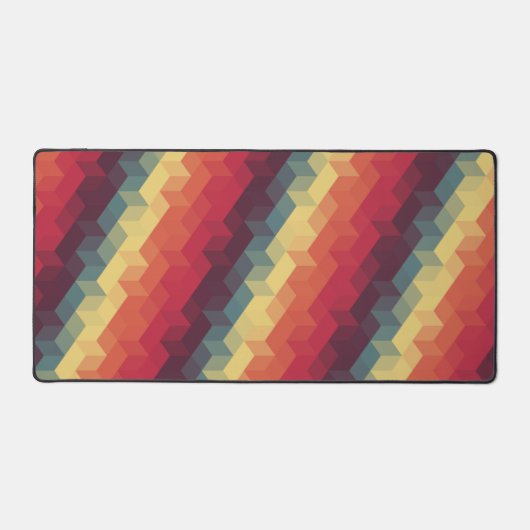 レトロプリズムタンブルデスクマット デスクマット (正面)