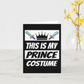 レトロプリンス衣装おもしろいハロウィーン衣装メンズキッド カード (黄色い花)