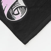 レトロプリンセスドナットダンジョンクローラーカールブックロフ フリースブランケット (角)