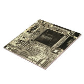 レトロプリント基板・ギーク電子PCB タイル (側面)
