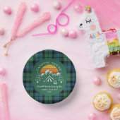 レトロプレイドタータンチェックファミリーキャンピングスクワッドキャンベル ペーパーボウル (パーティー)