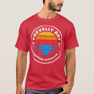 レトロプレヴェリーベイウエスタンオーストラリアヴィンテージビーチ Tシャツ