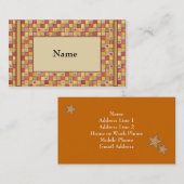 レトロプロファイルカードテンプレート 名刺 (正面/裏面)