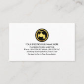 レトロプロフェッショナル配管画層 名刺 (裏面)